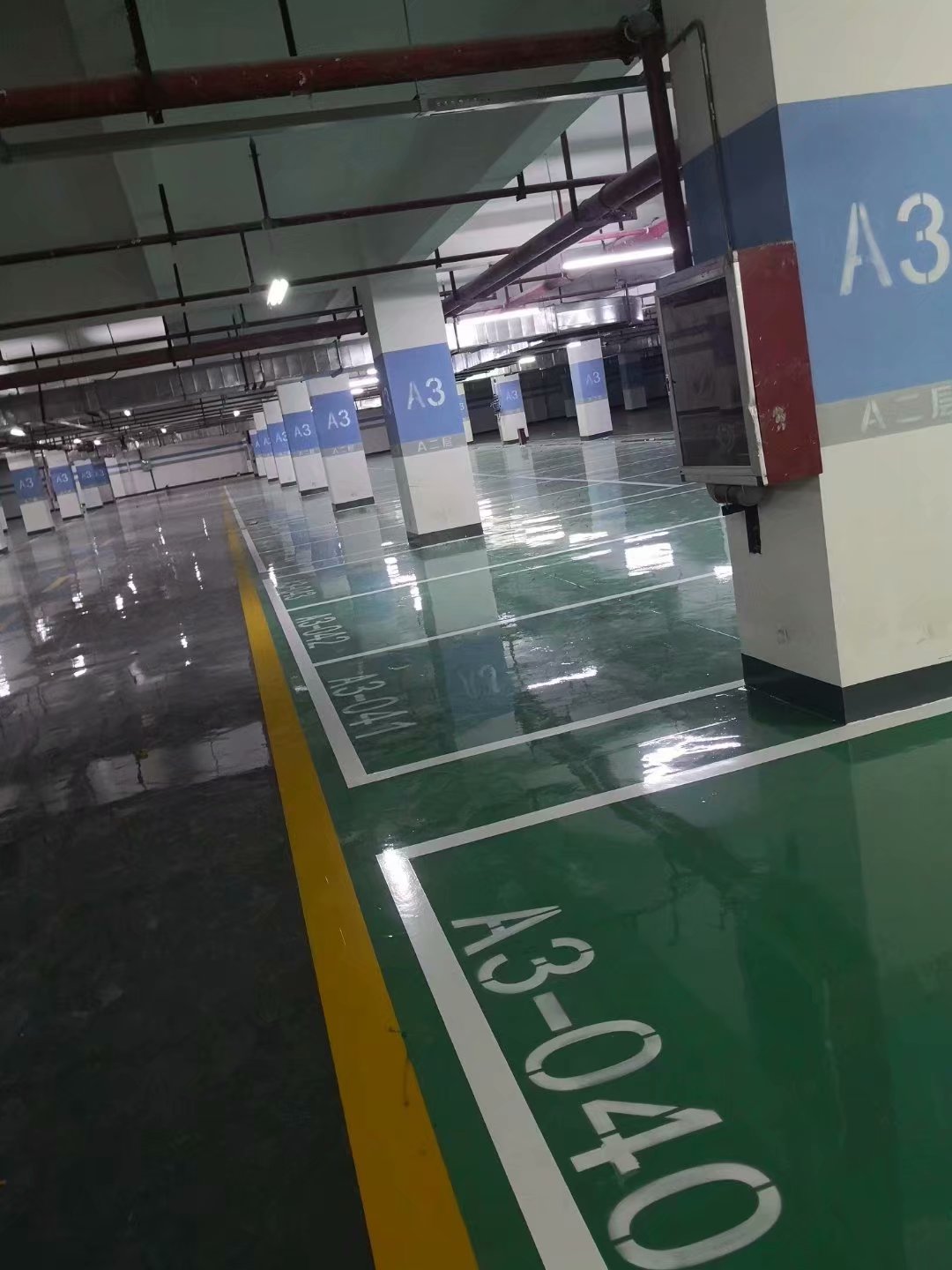 我司簽約特埃弗木業(yè)公司車間液體玻璃地坪_博歌