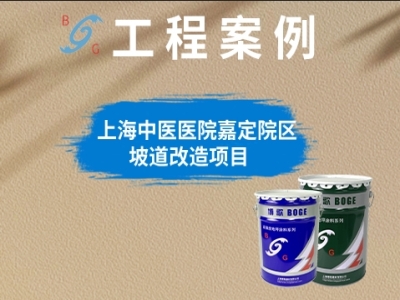 上海中醫(yī)醫(yī)院嘉定院區(qū)坡道改造項目