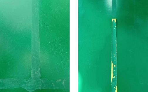 強力膠把聚氨酯超耐磨面漆層粘下來 強力膠把聚氨酯超耐磨面漆層粘下來