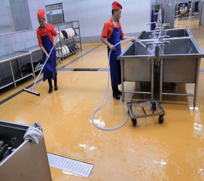 央廚水性聚氨酯砂漿地坪 央廚水性聚氨酯砂漿地坪