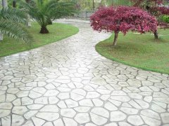 什么是彩色路面壓膜地坪？