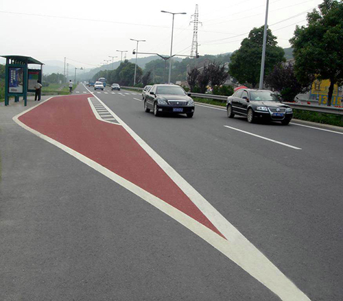 上海博歌-彩色瀝青路面改色