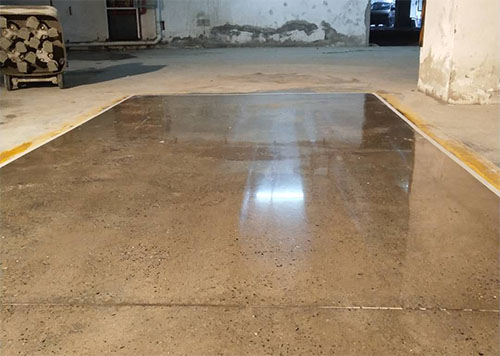 上海博歌-密封固化劑打樣現(xiàn)場(chǎng)